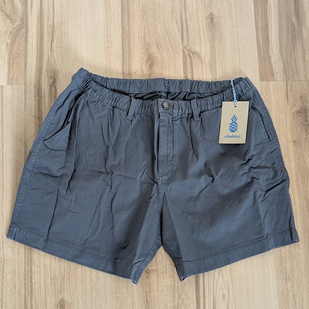 NWT Chubbies “The Musts” Originals Stretch Shorts – Men’s XXL – Grey